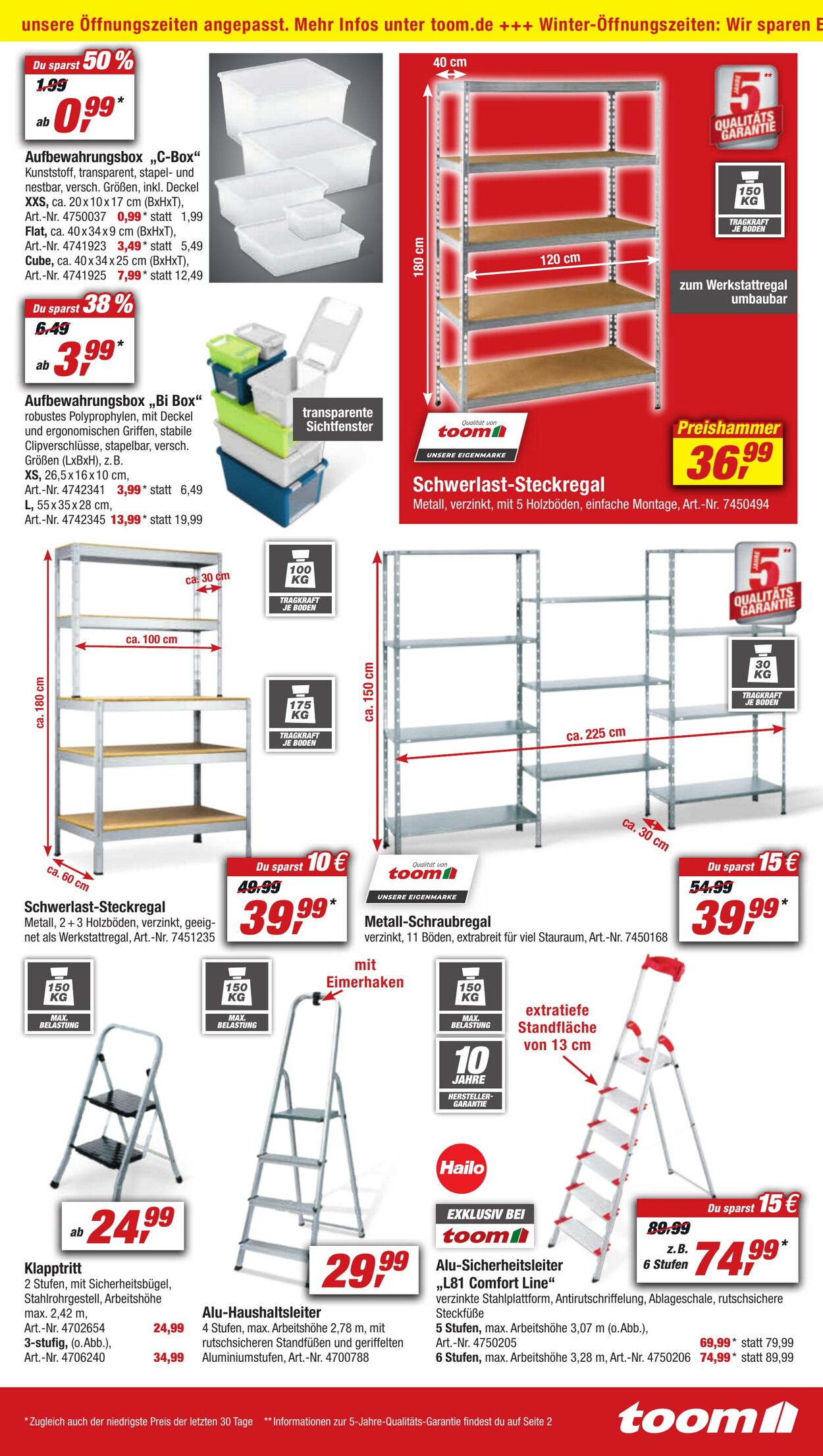 Prospekt Toom Baumarkt 07.01.2023 - 13.01.2023