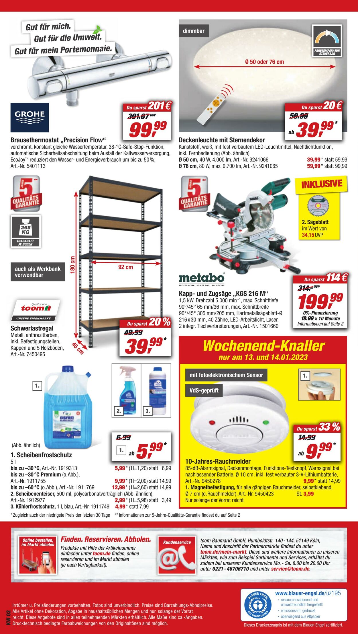 Prospekt Toom Baumarkt 07.01.2023 - 13.01.2023