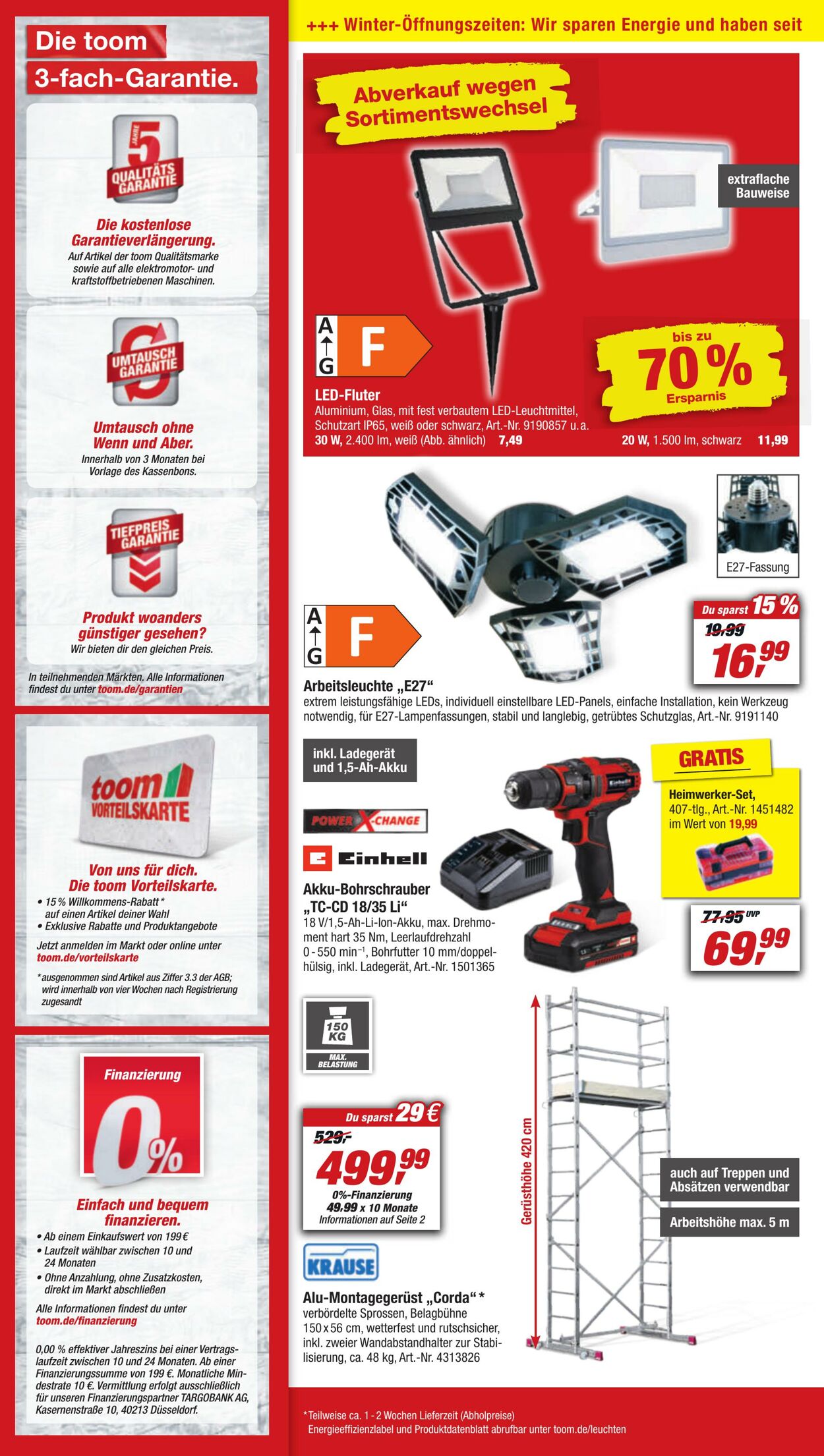 Prospekt Toom Baumarkt 14.01.2023 - 20.01.2023