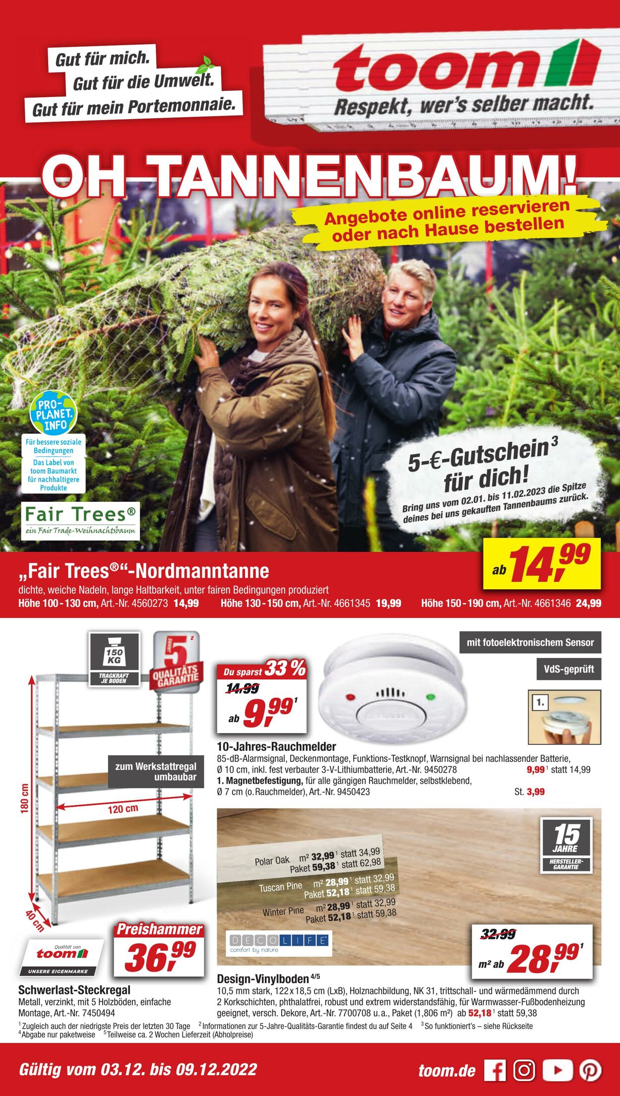 Prospekt Toom Baumarkt 03.12.2022 - 09.12.2022