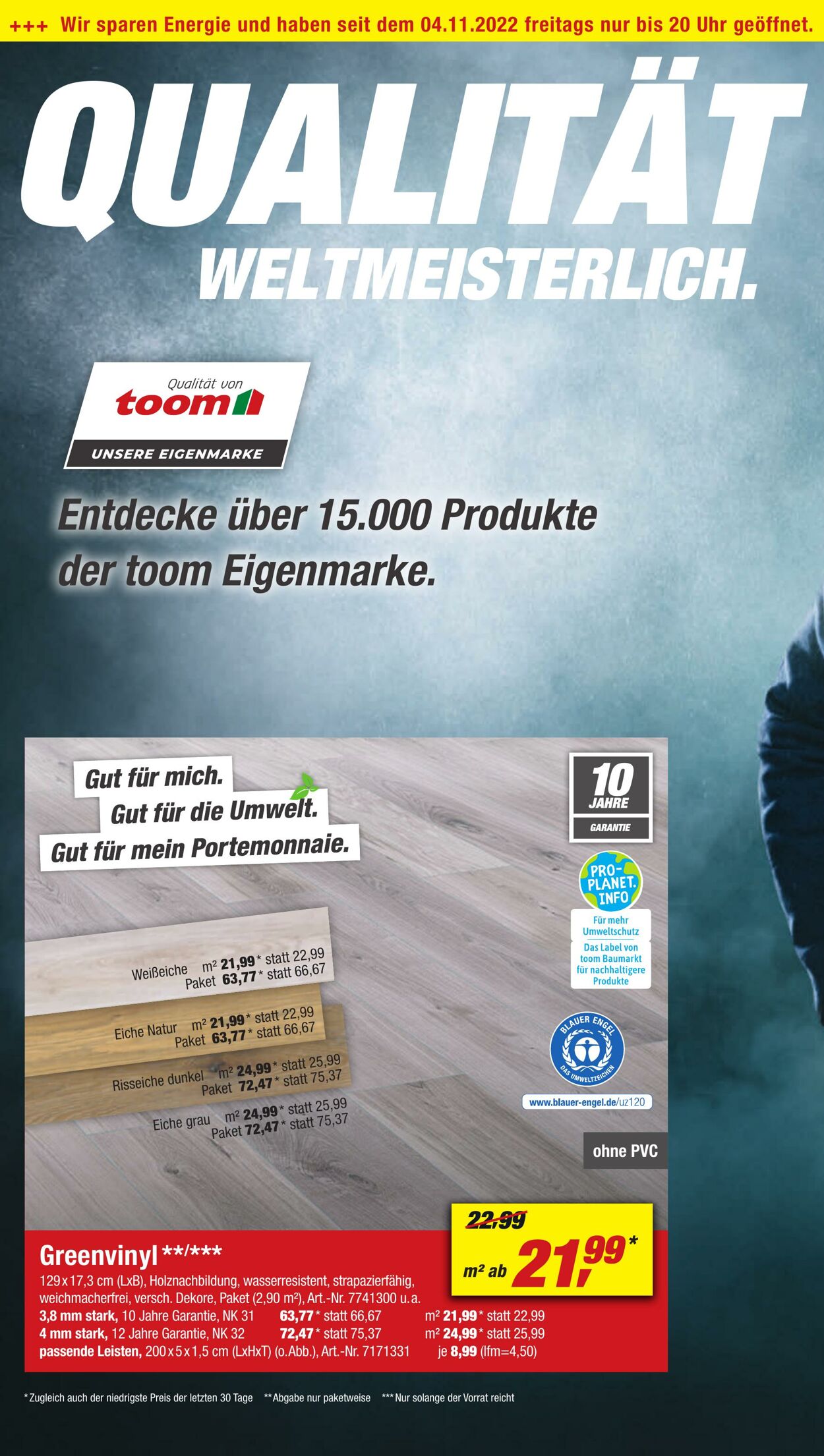 Prospekt Toom Baumarkt 05.11.2022 - 11.11.2022