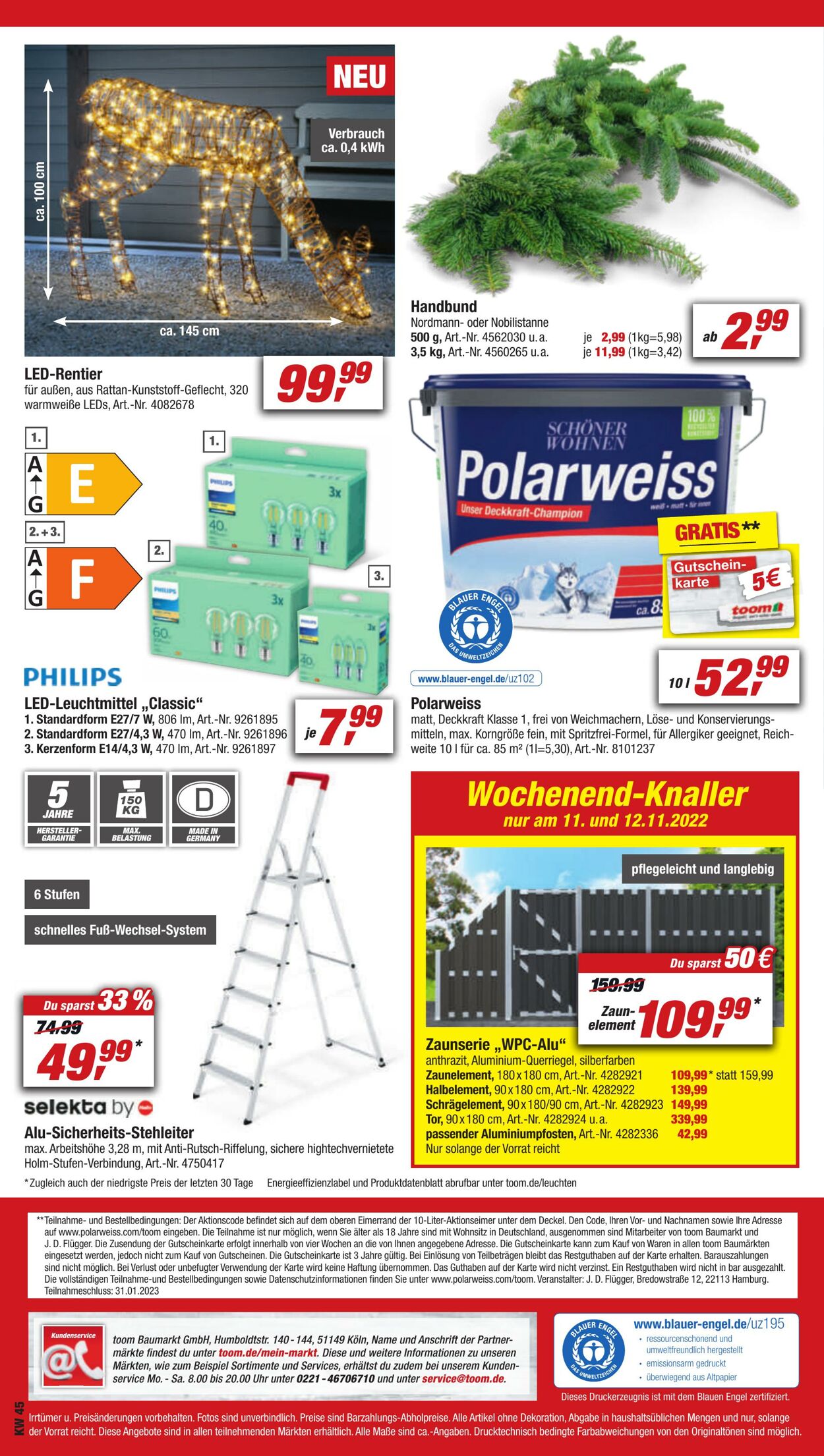 Prospekt Toom Baumarkt 05.11.2022 - 11.11.2022