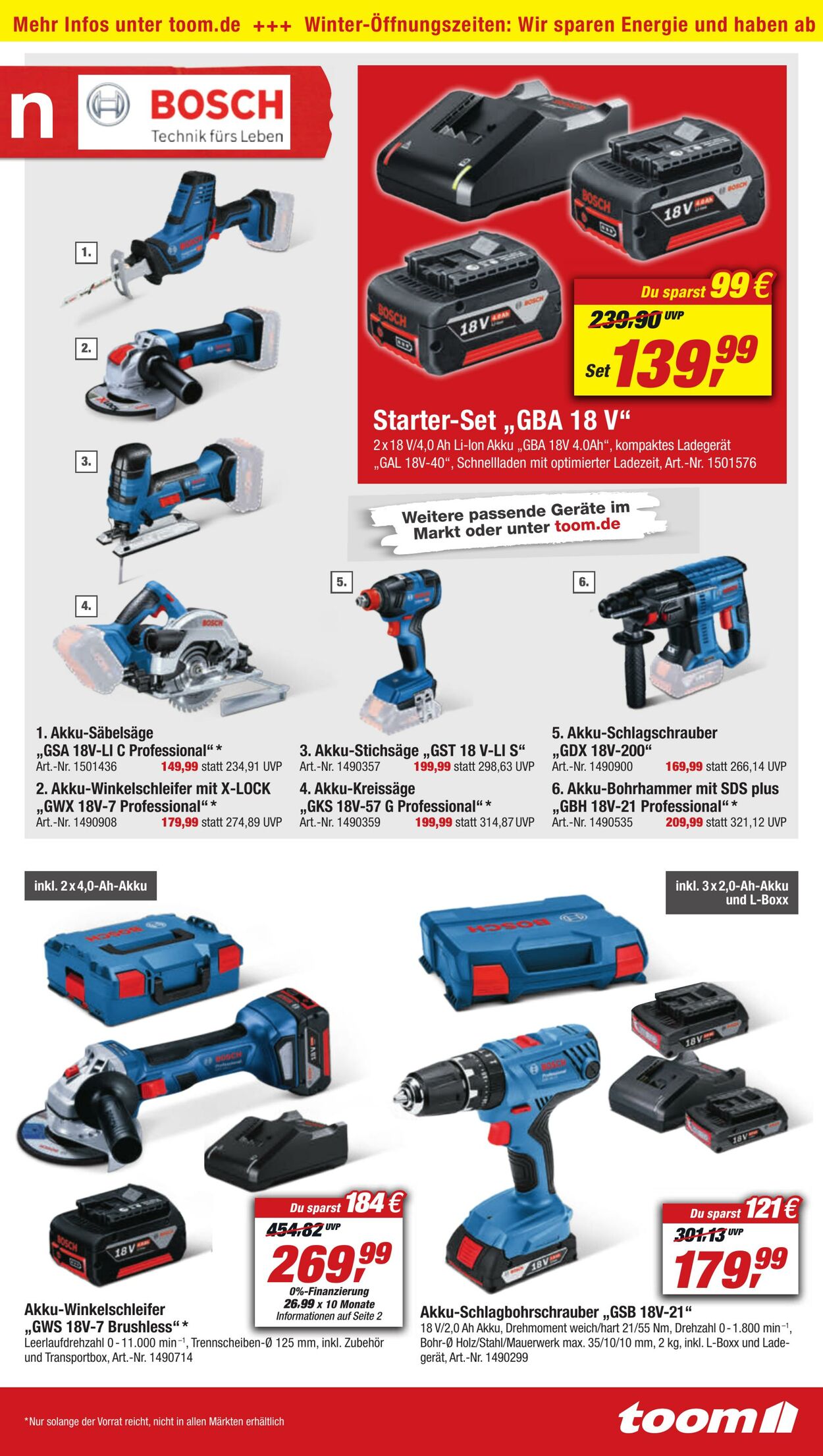 Prospekt Toom Baumarkt 22.10.2022 - 28.10.2022