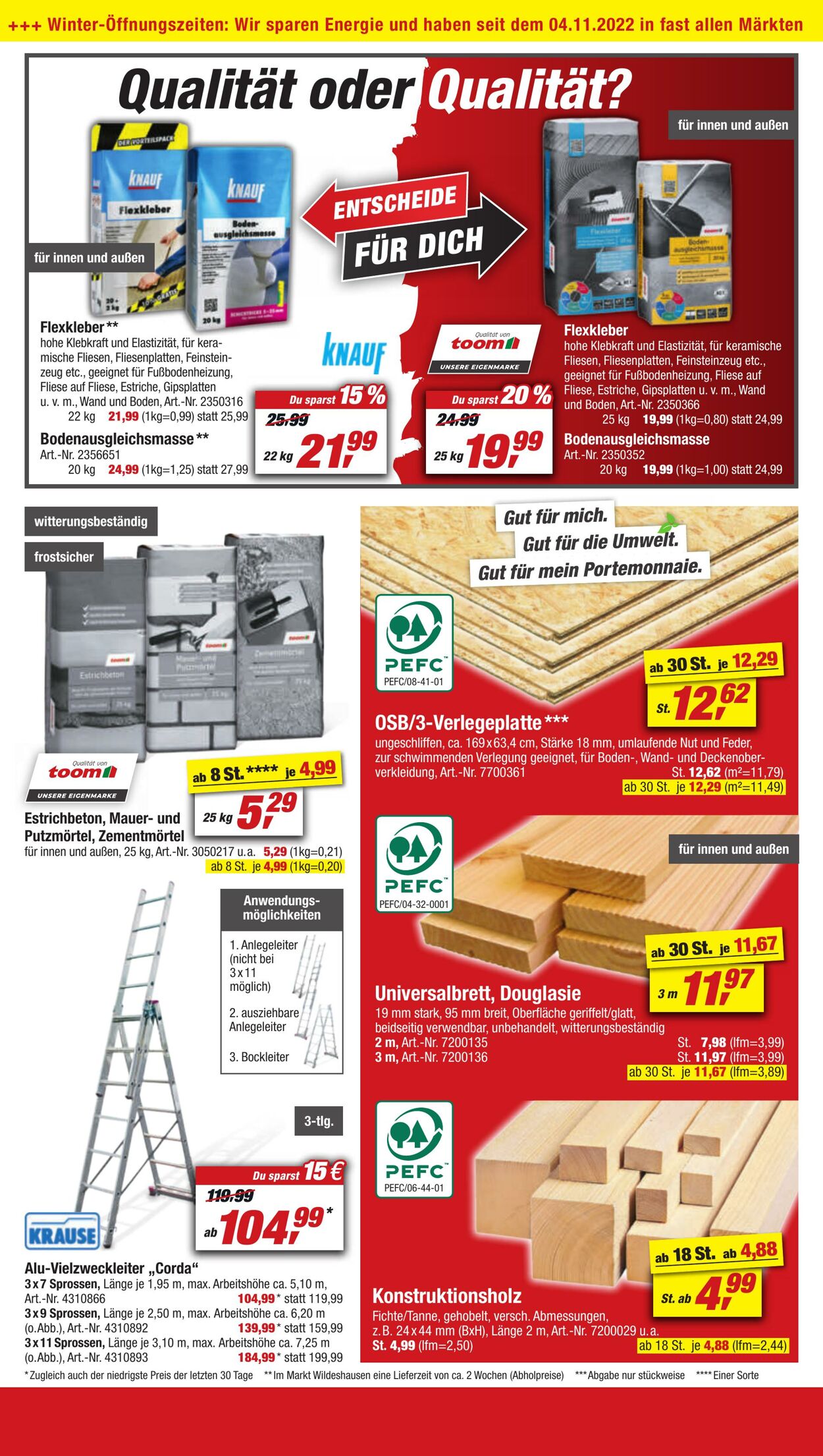 Prospekt Toom Baumarkt 28.01.2023 - 03.02.2023