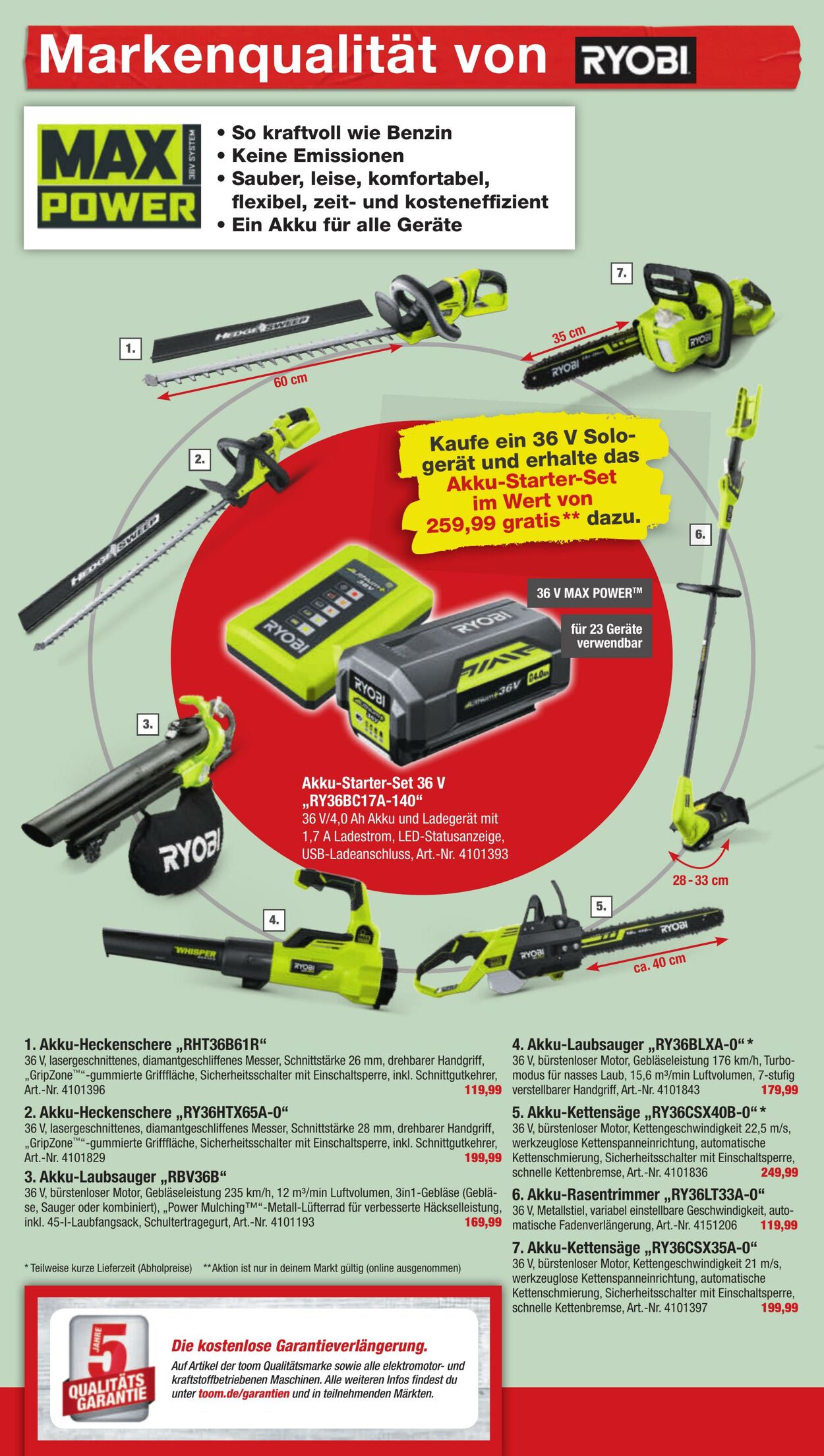 Prospekt Toom Baumarkt 15.10.2022 - 21.10.2022