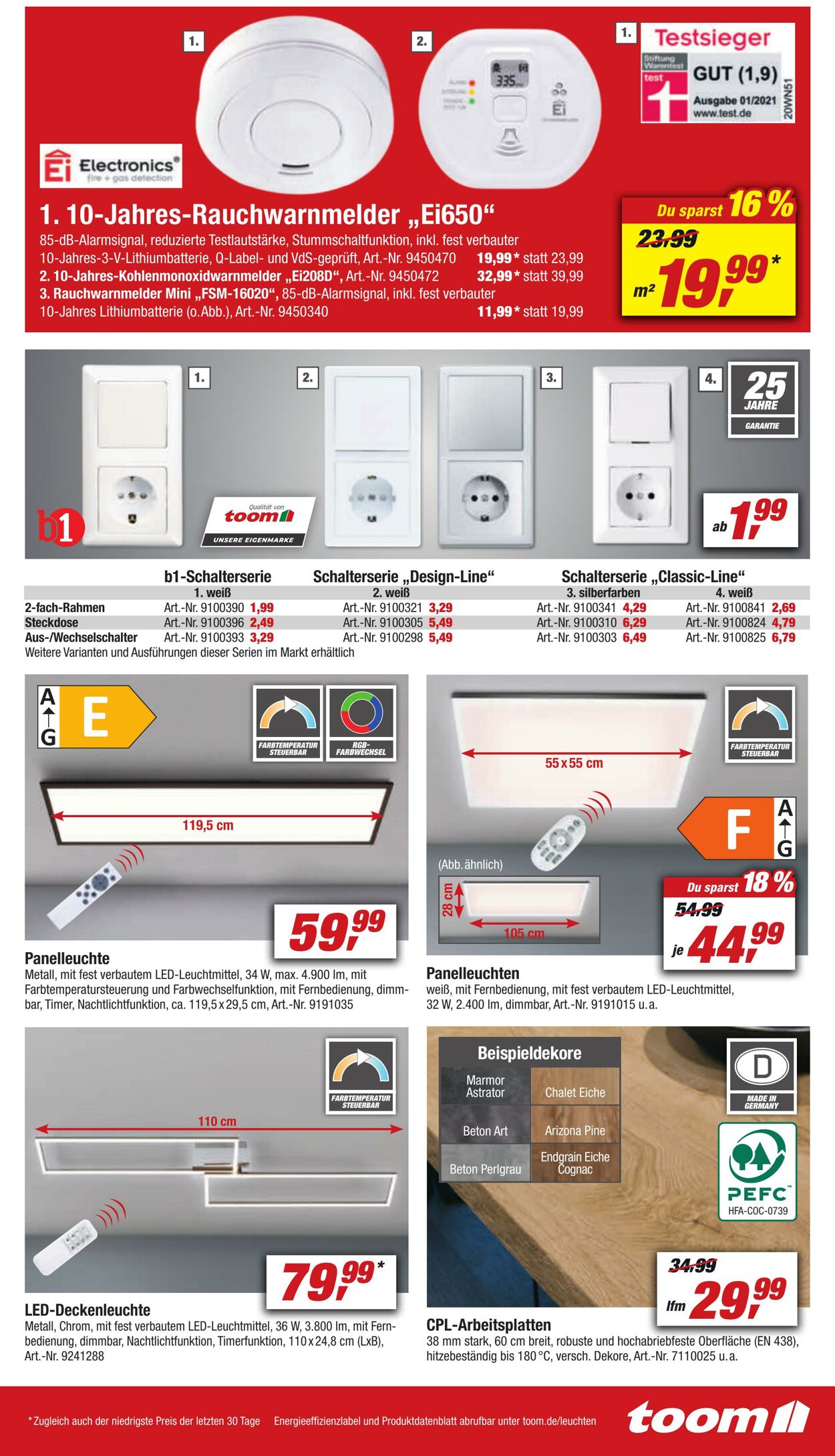 Prospekt Toom Baumarkt 15.10.2022 - 21.10.2022