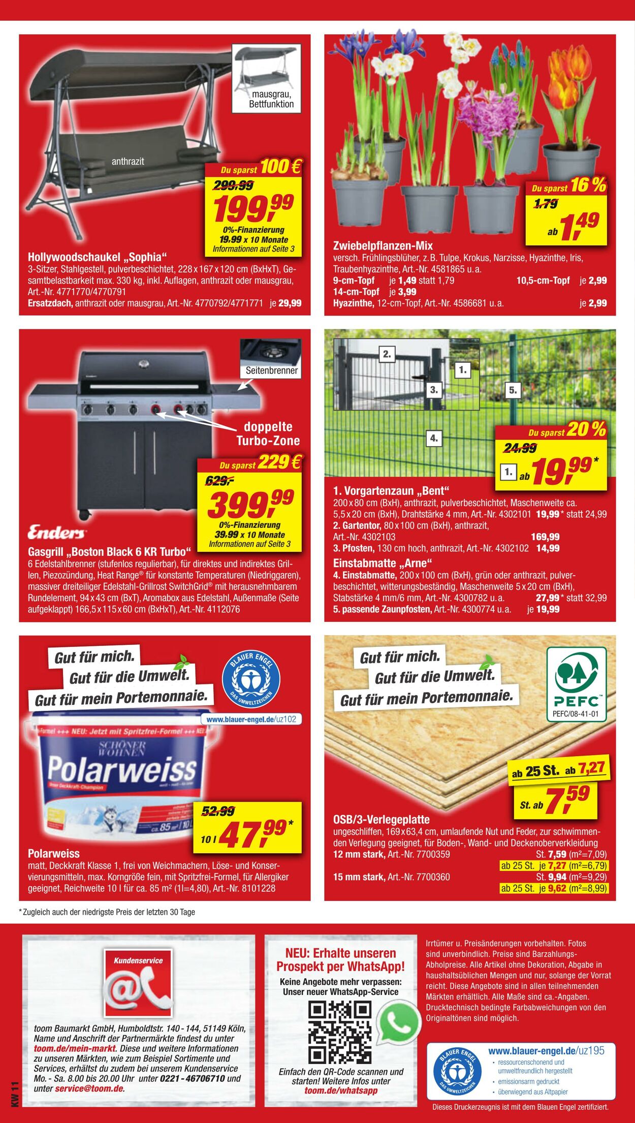 Prospekt Toom Baumarkt 11.03.2023 - 17.03.2023