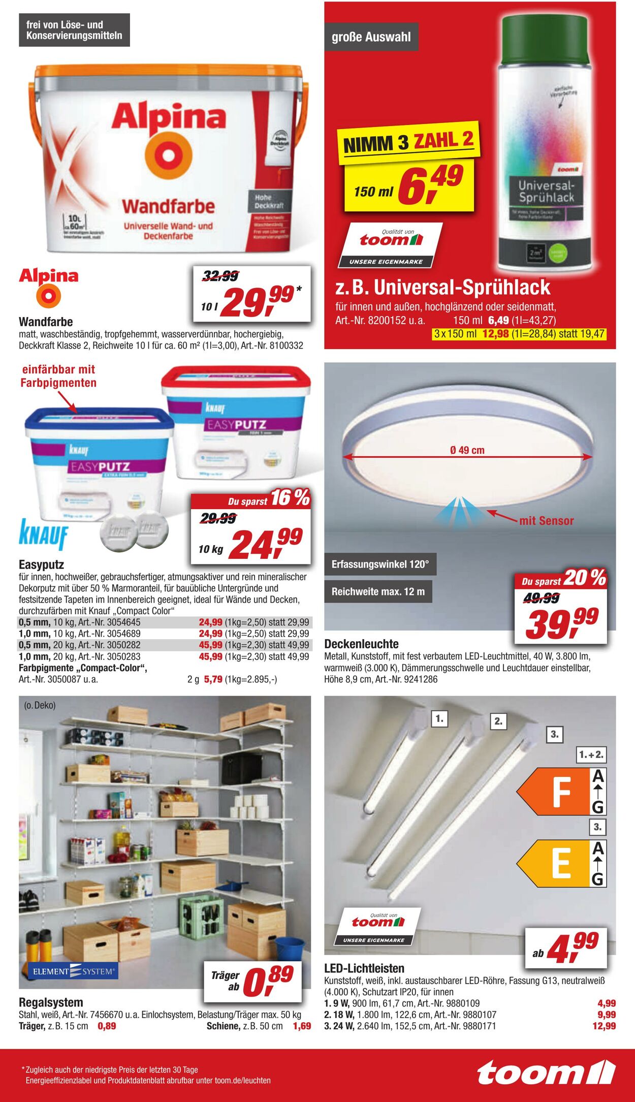 Prospekt Toom Baumarkt 30.07.2022 - 05.08.2022