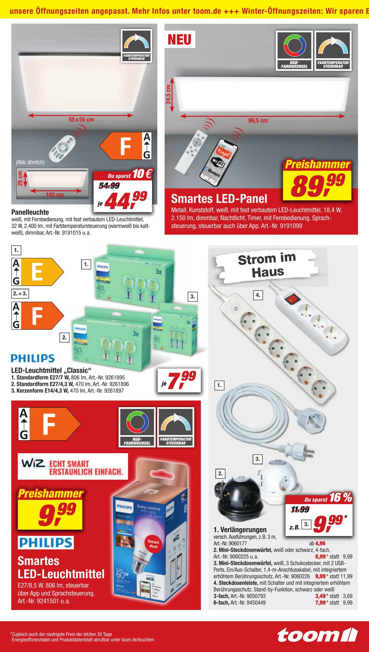 Prospekt Toom Baumarkt 10.12.2022 - 16.12.2022