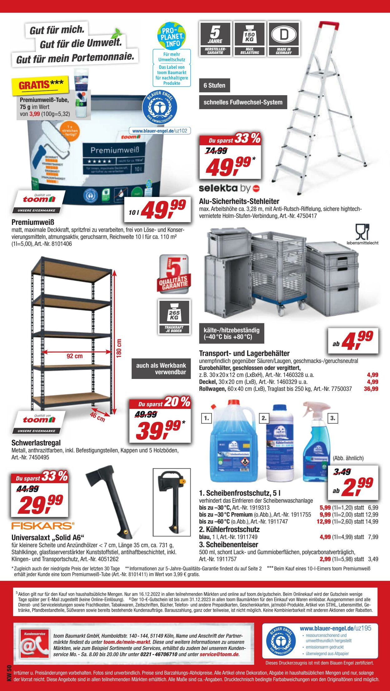 Prospekt Toom Baumarkt 10.12.2022 - 16.12.2022