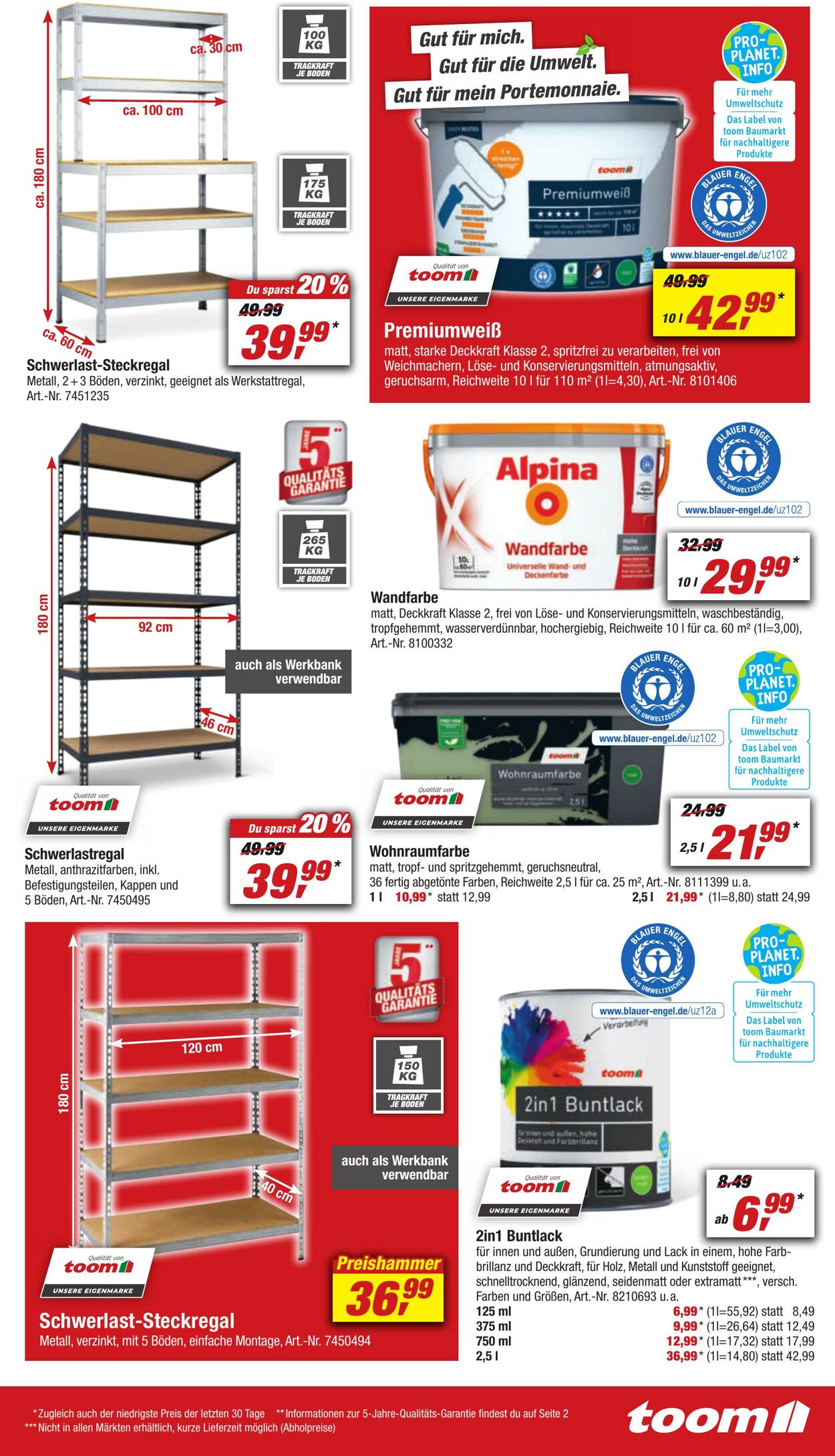 Prospekt Toom Baumarkt 25.02.2023 - 03.03.2023