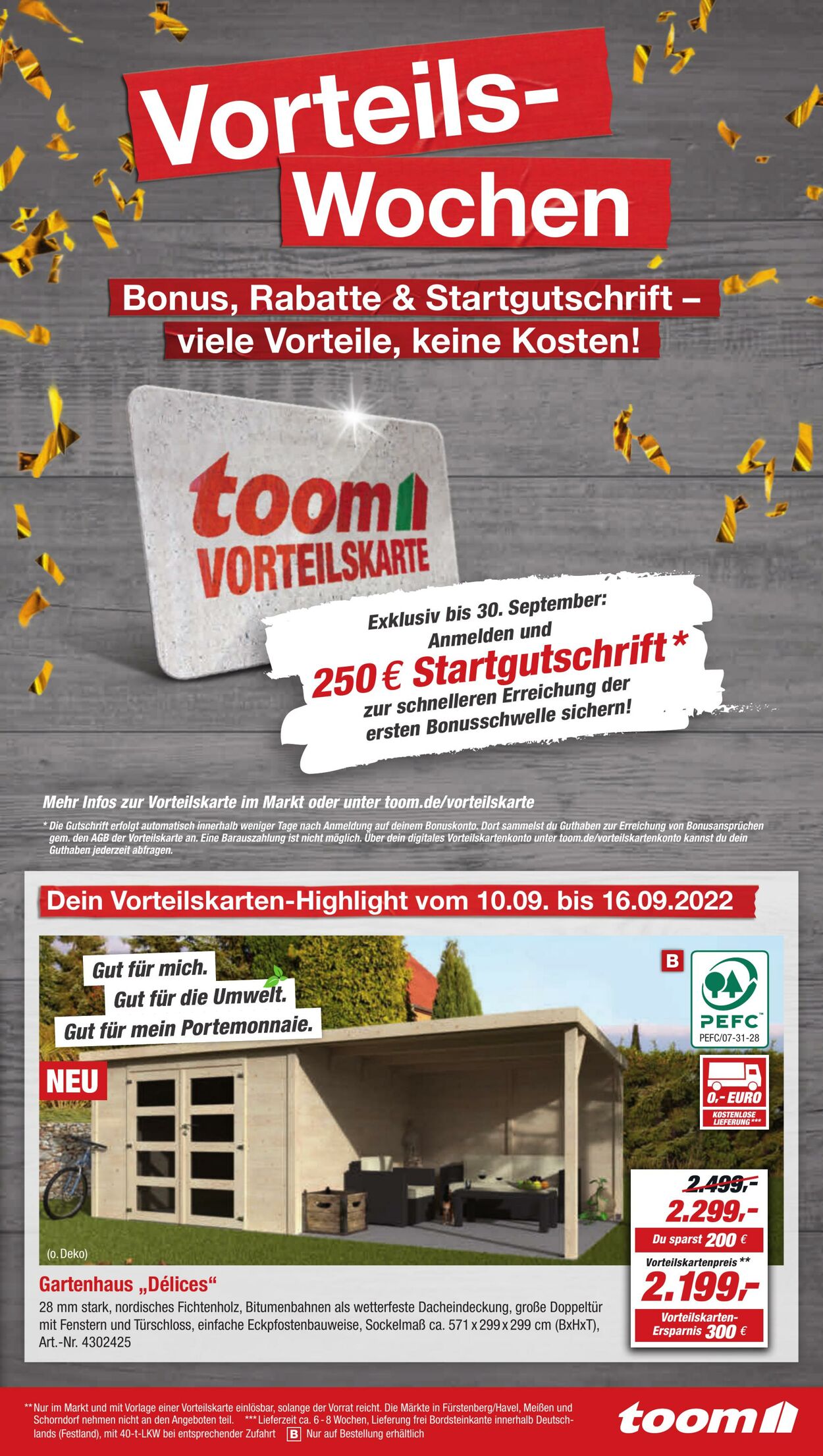 Prospekt Toom Baumarkt 10.09.2022 - 16.09.2022