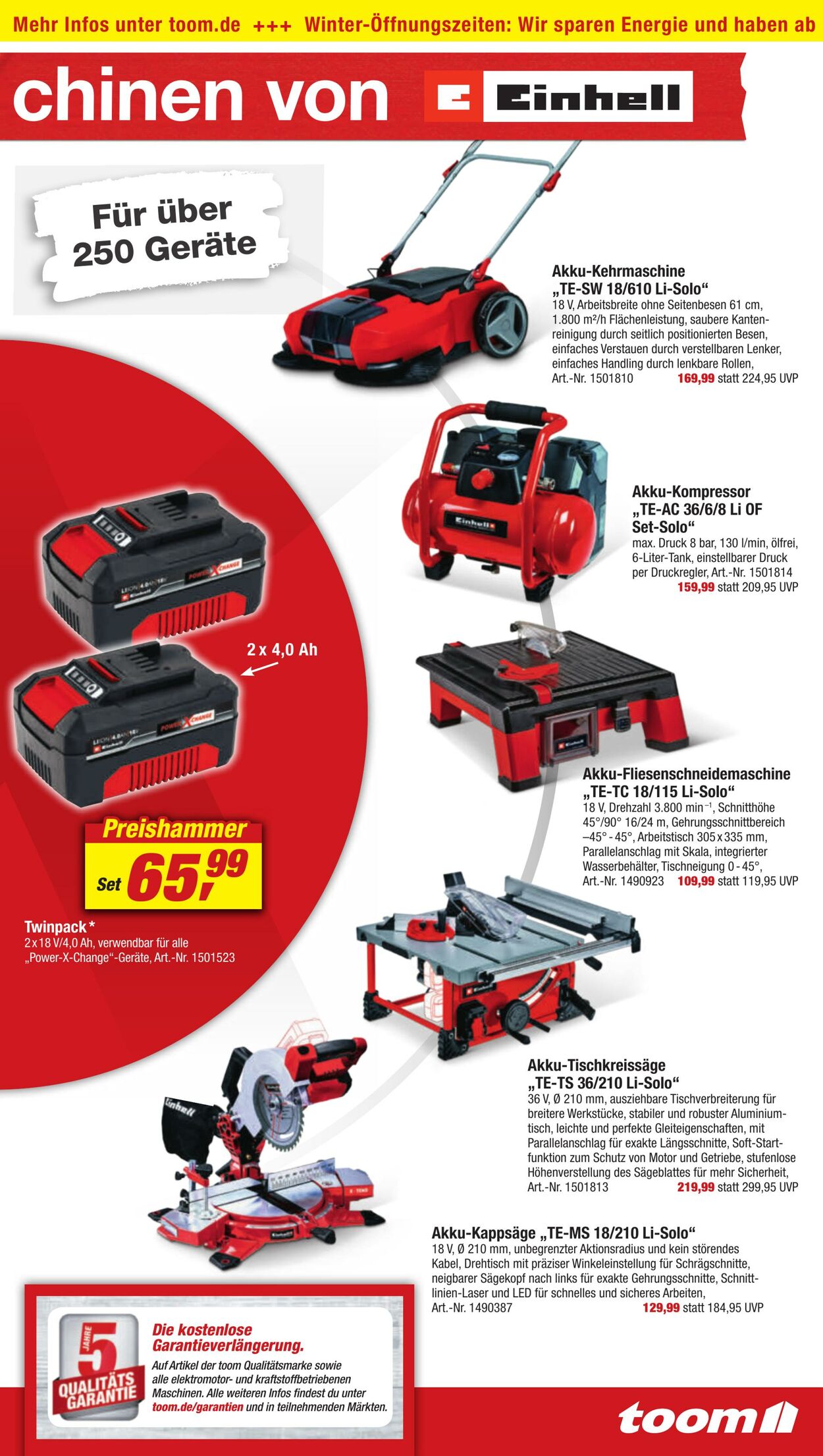 Prospekt Toom Baumarkt 29.10.2022 - 04.11.2022