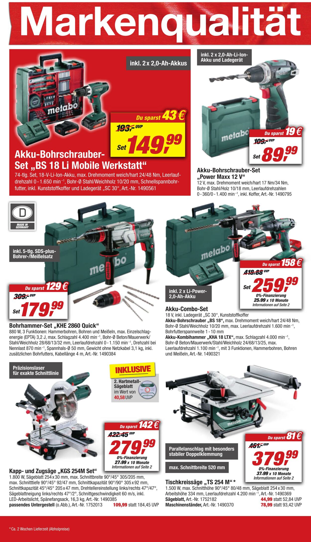 Prospekt Toom Baumarkt 06.08.2022 - 12.08.2022