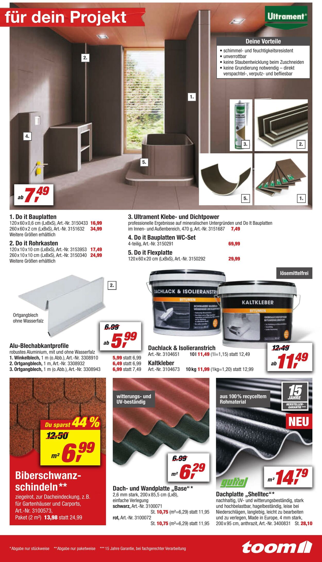 Prospekt Toom Baumarkt 01.10.2022 - 07.10.2022