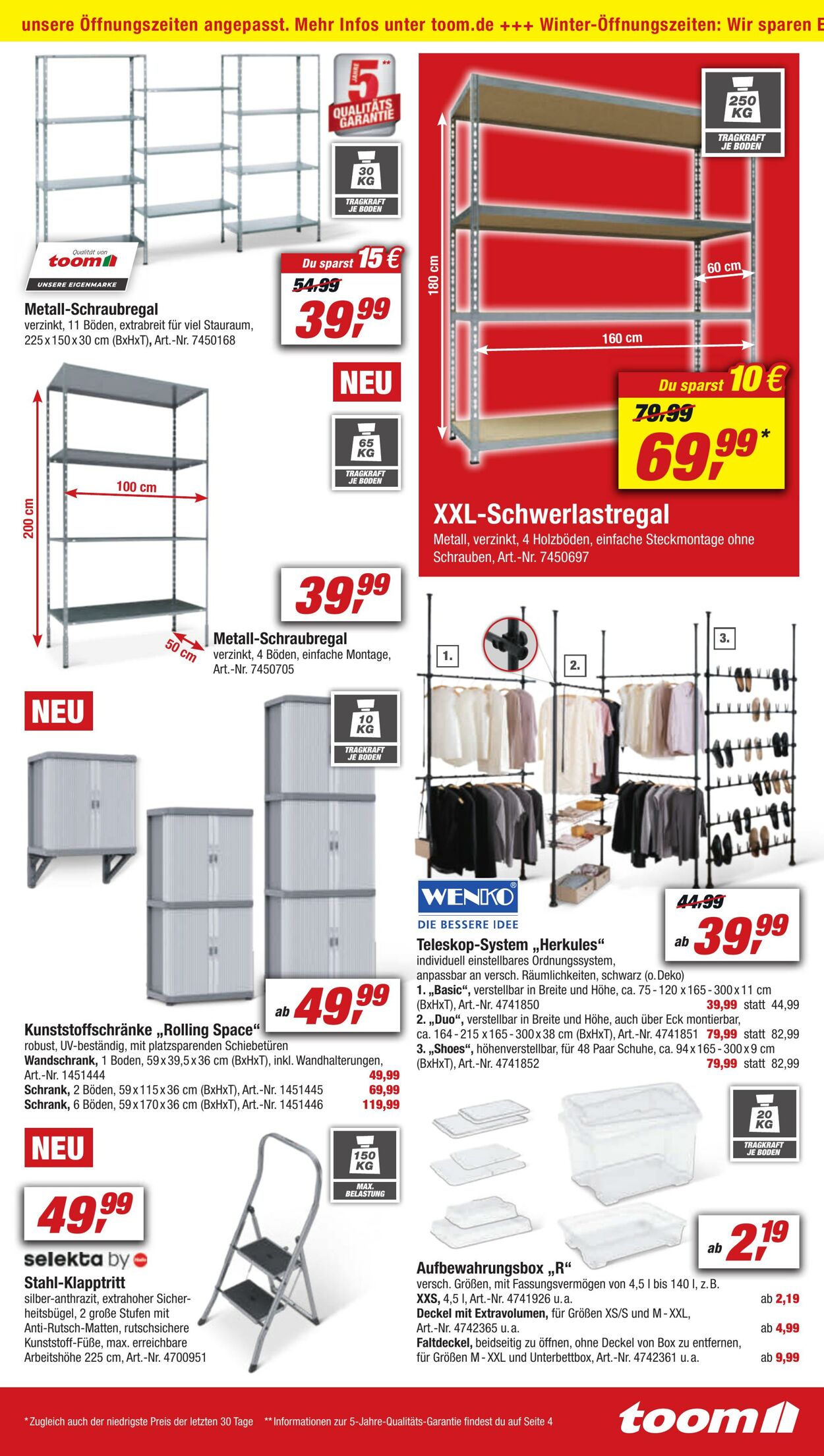 Prospekt Toom Baumarkt 17.12.2022 - 23.12.2022