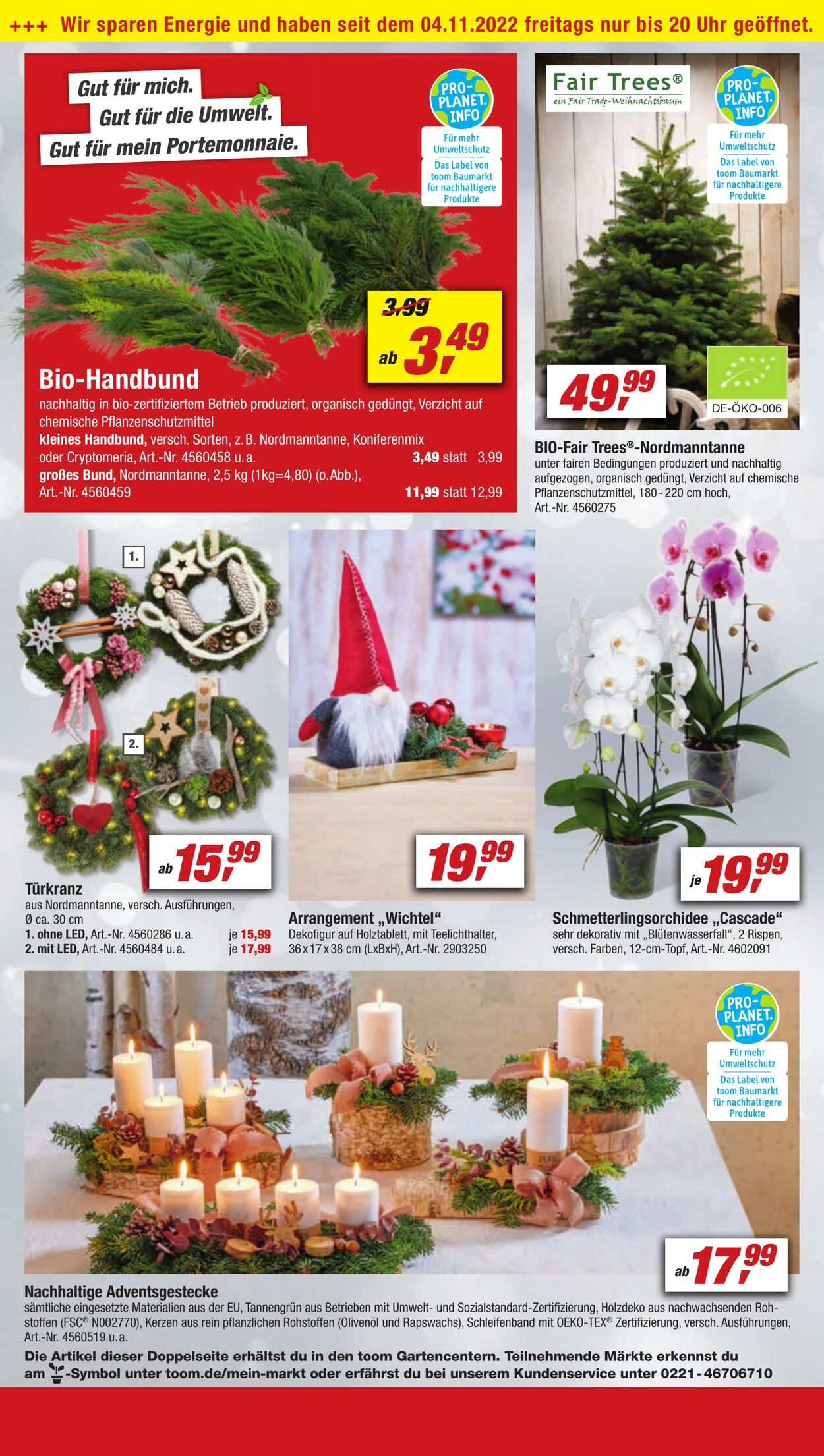 Prospekt Toom Baumarkt 19.11.2022 - 25.11.2022