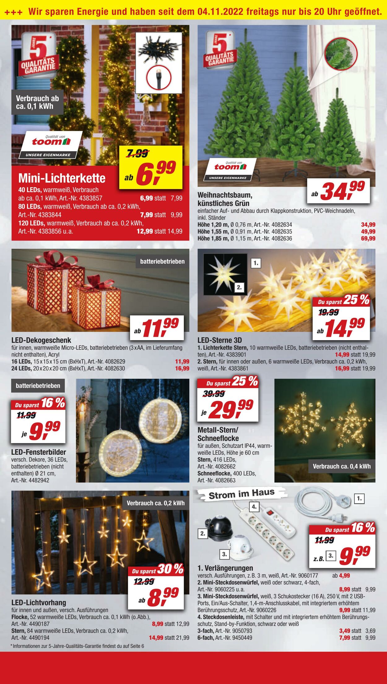 Prospekt Toom Baumarkt 19.11.2022 - 25.11.2022