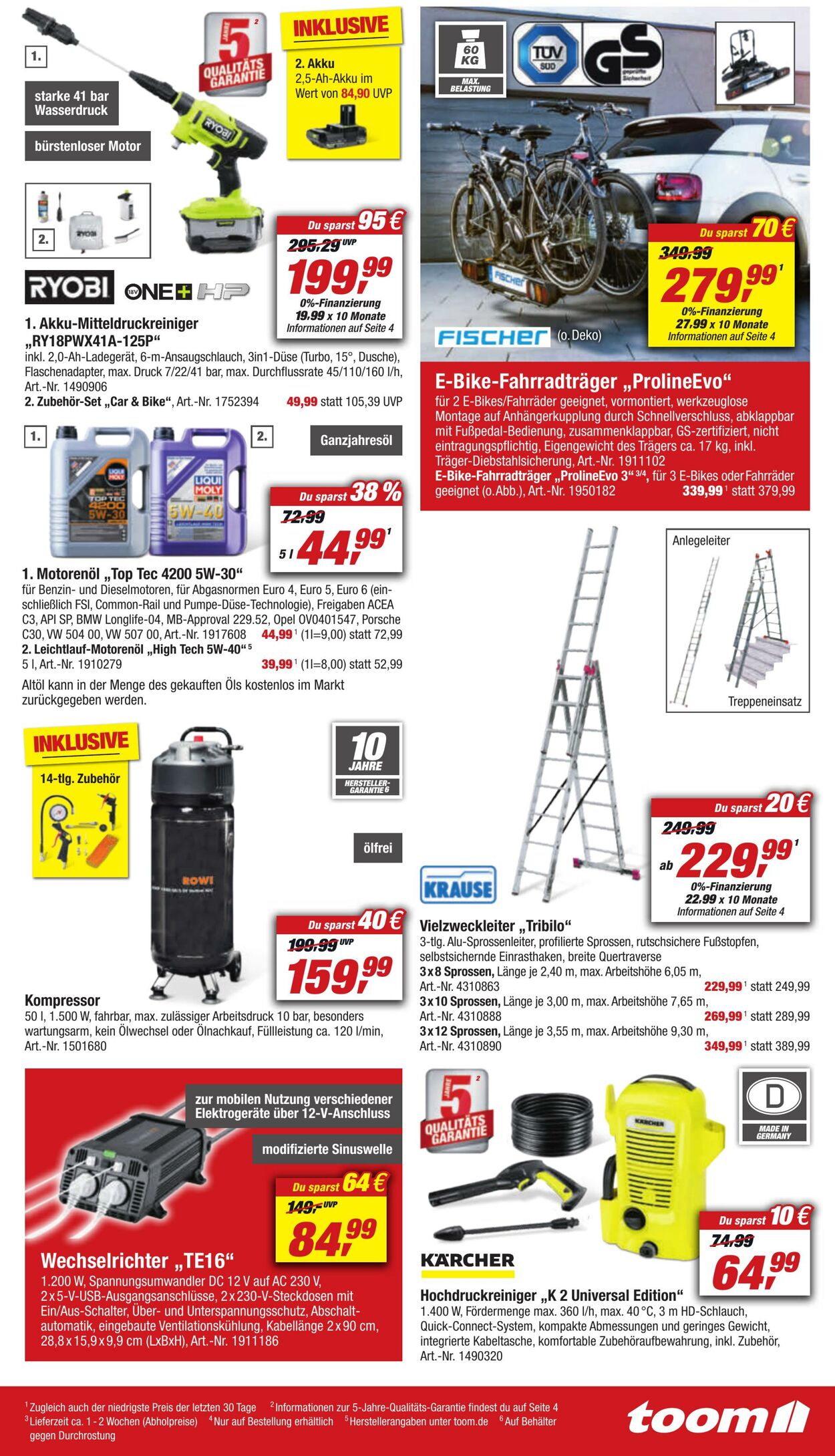 Prospekt Toom Baumarkt 29.07.2023 - 04.08.2023