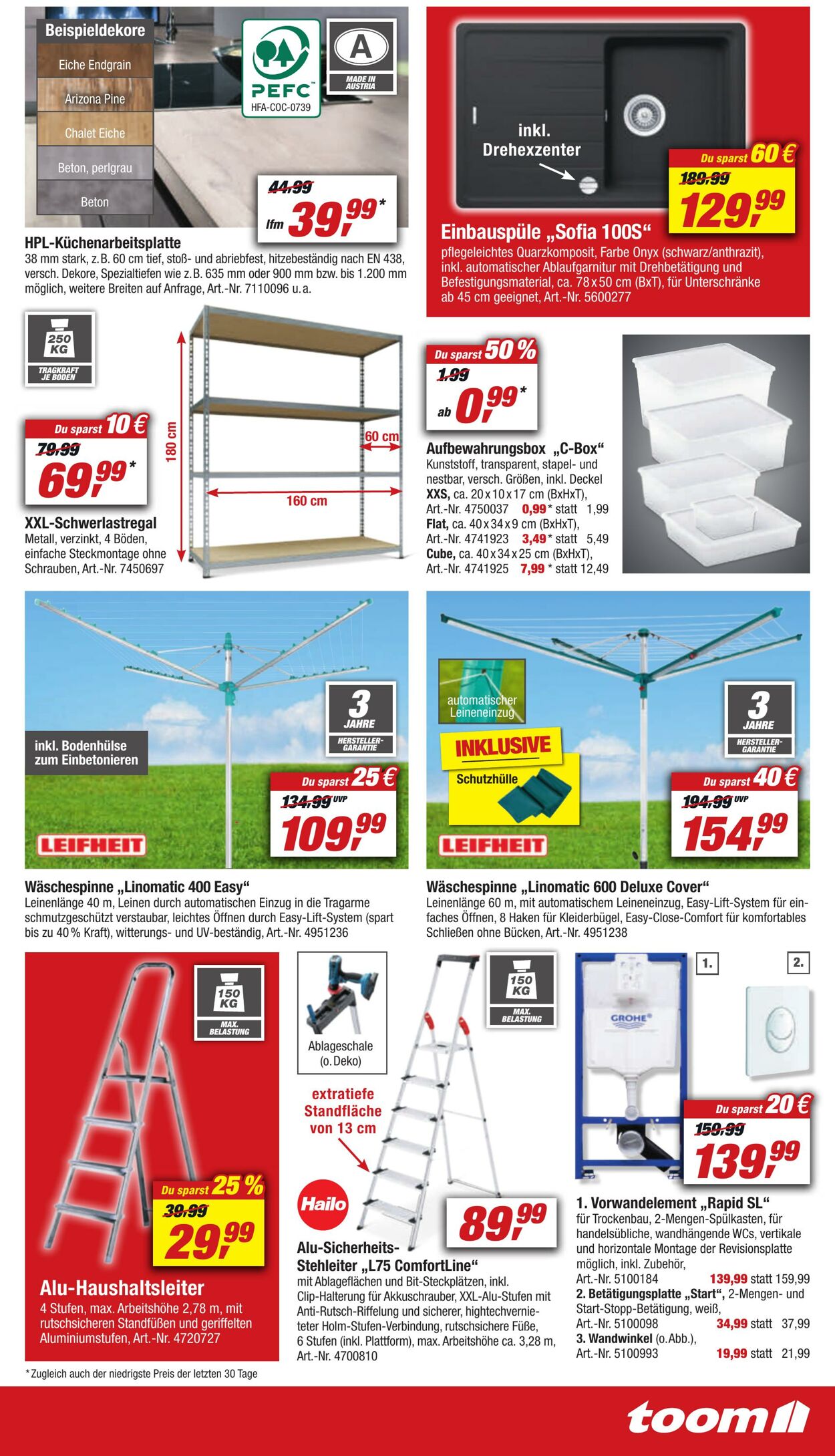 Prospekt Toom Baumarkt 19.08.2023 - 25.08.2023