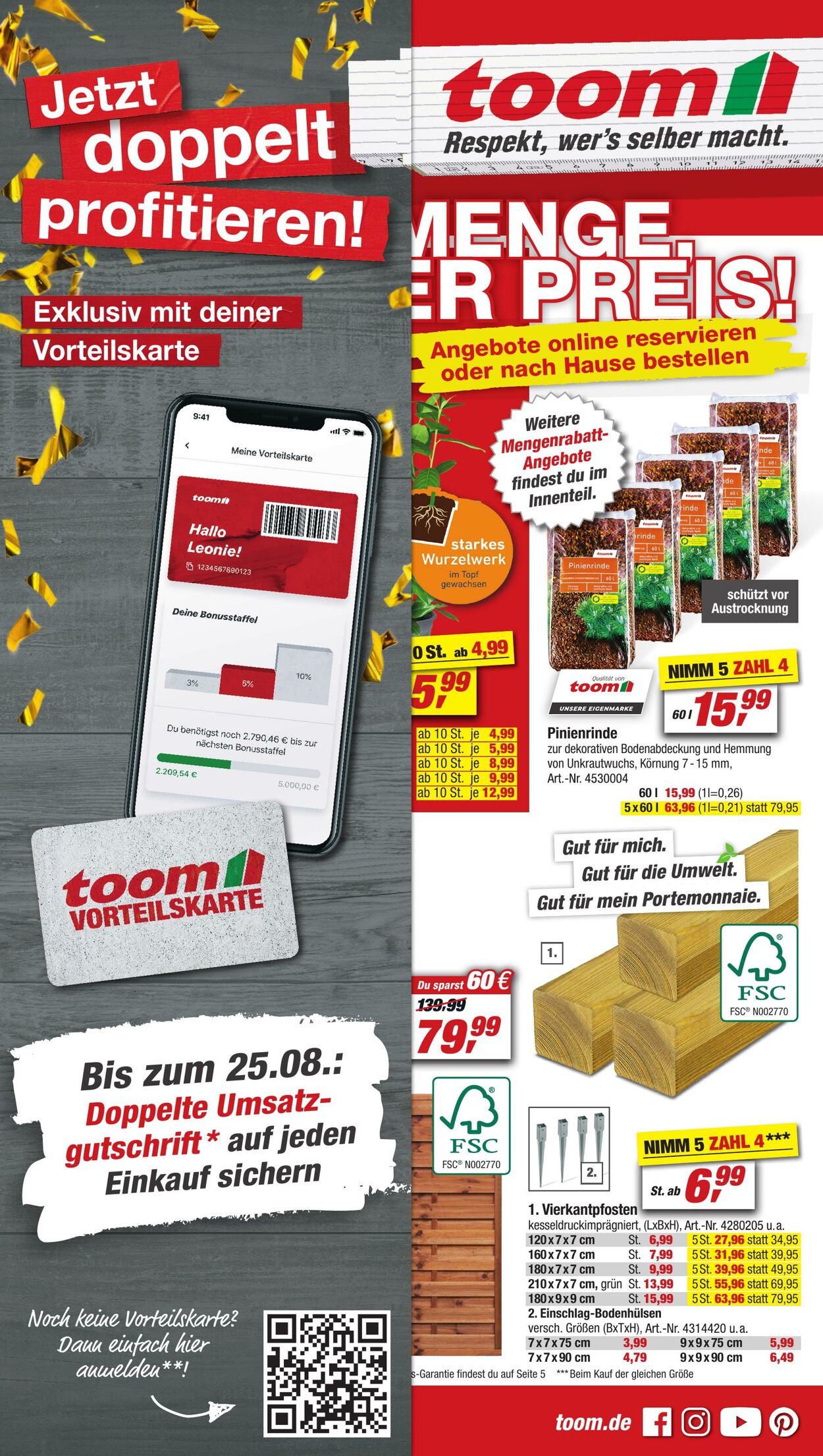 Prospekt Toom Baumarkt 19.08.2023 - 25.08.2023