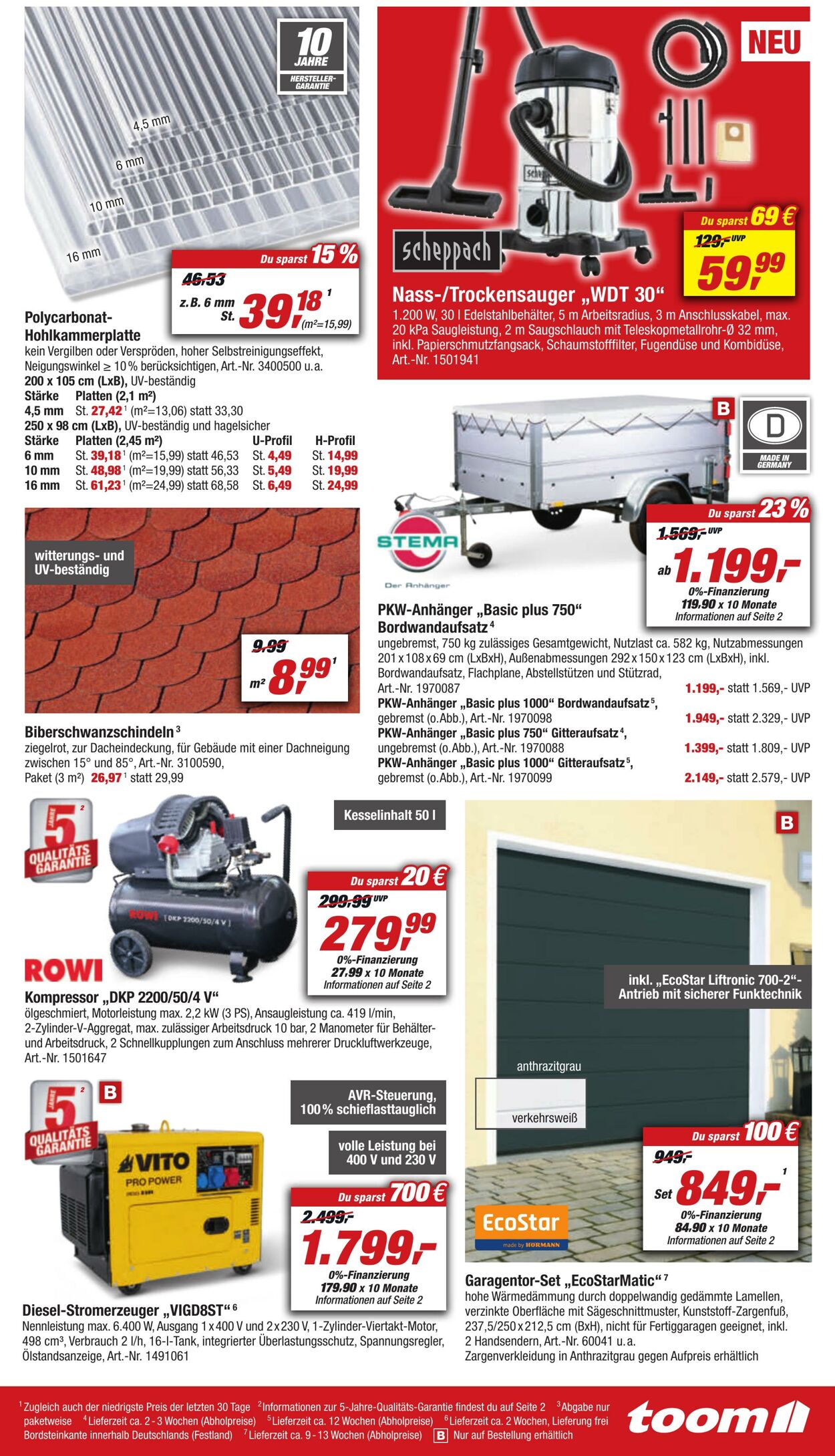 Prospekt Toom Baumarkt 08.07.2023 - 14.07.2023