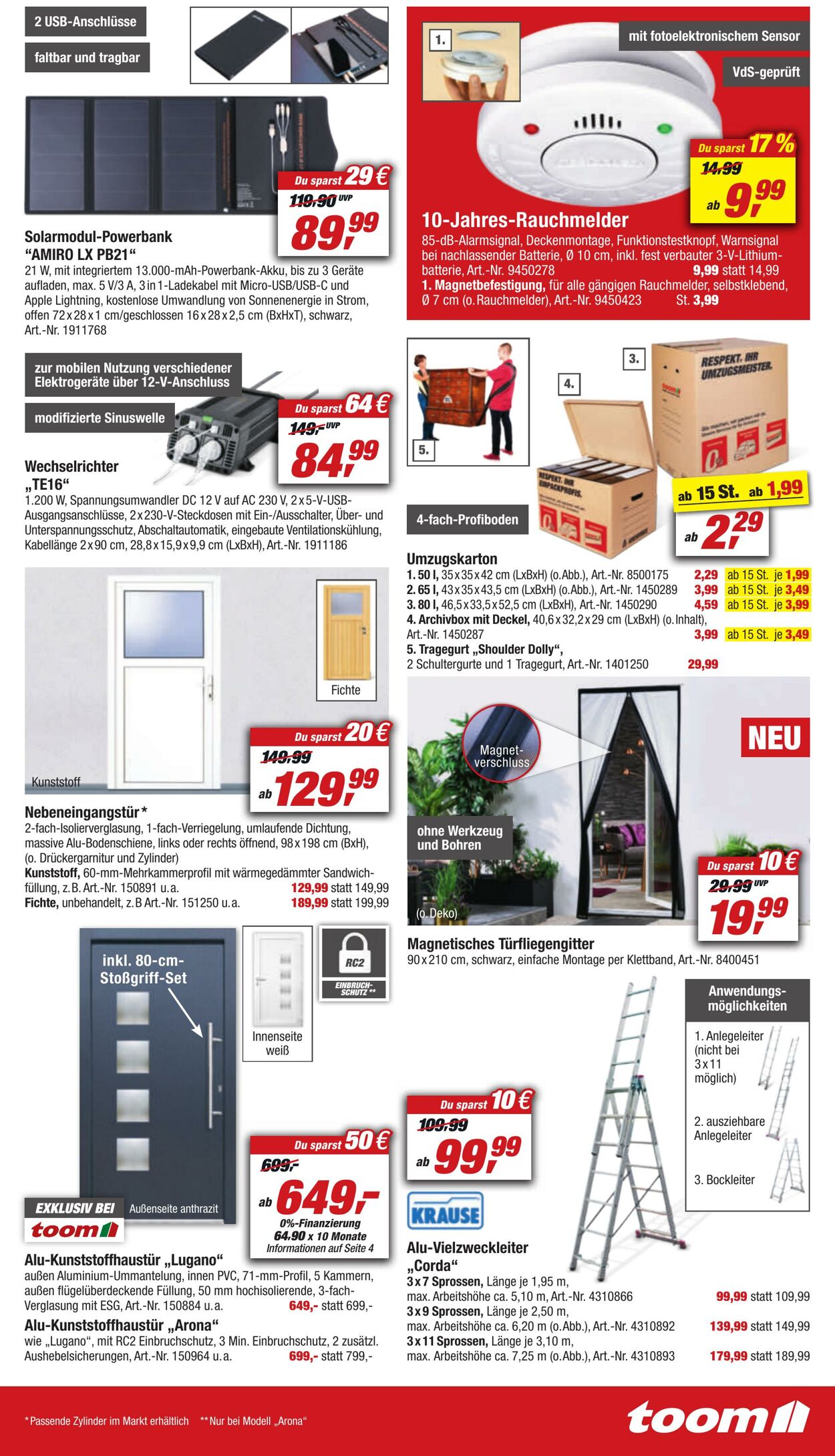 Prospekt Toom Baumarkt 17.06.2023 - 23.06.2023