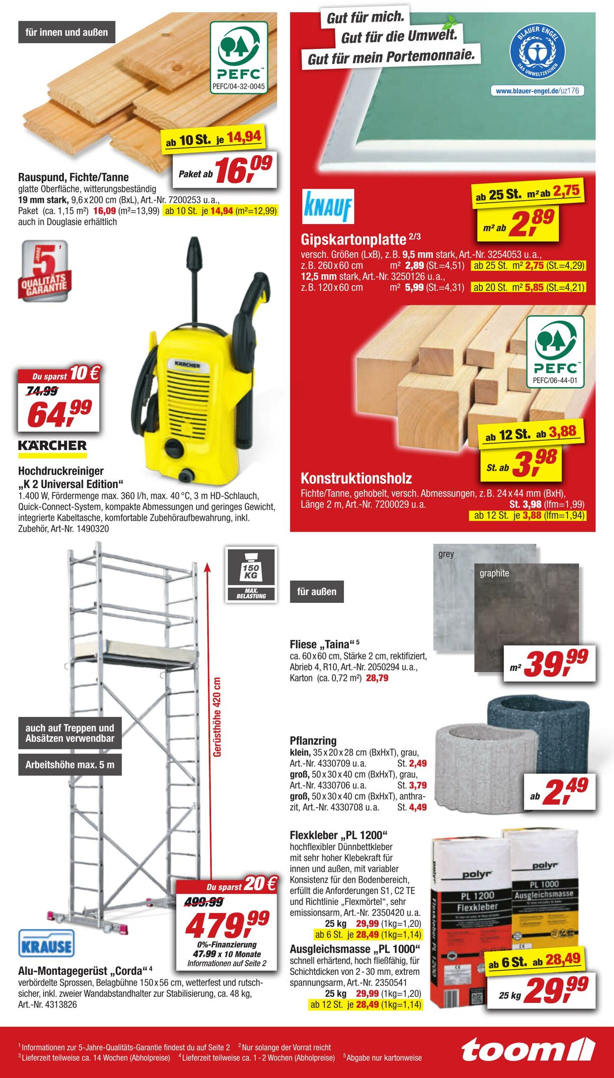 Prospekt Toom Baumarkt 03.06.2023 - 09.06.2023