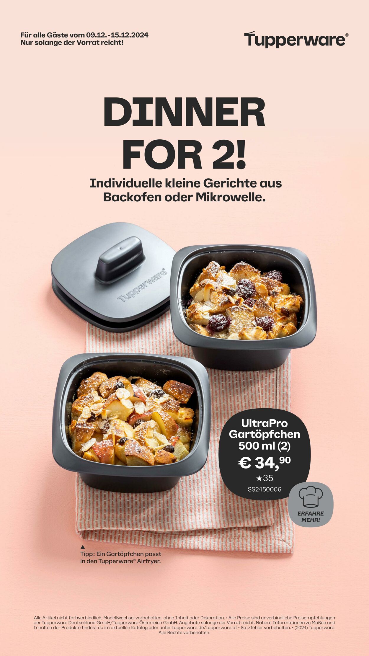 Prospekt Tupperware 09.12.2024 - 15.12.2024