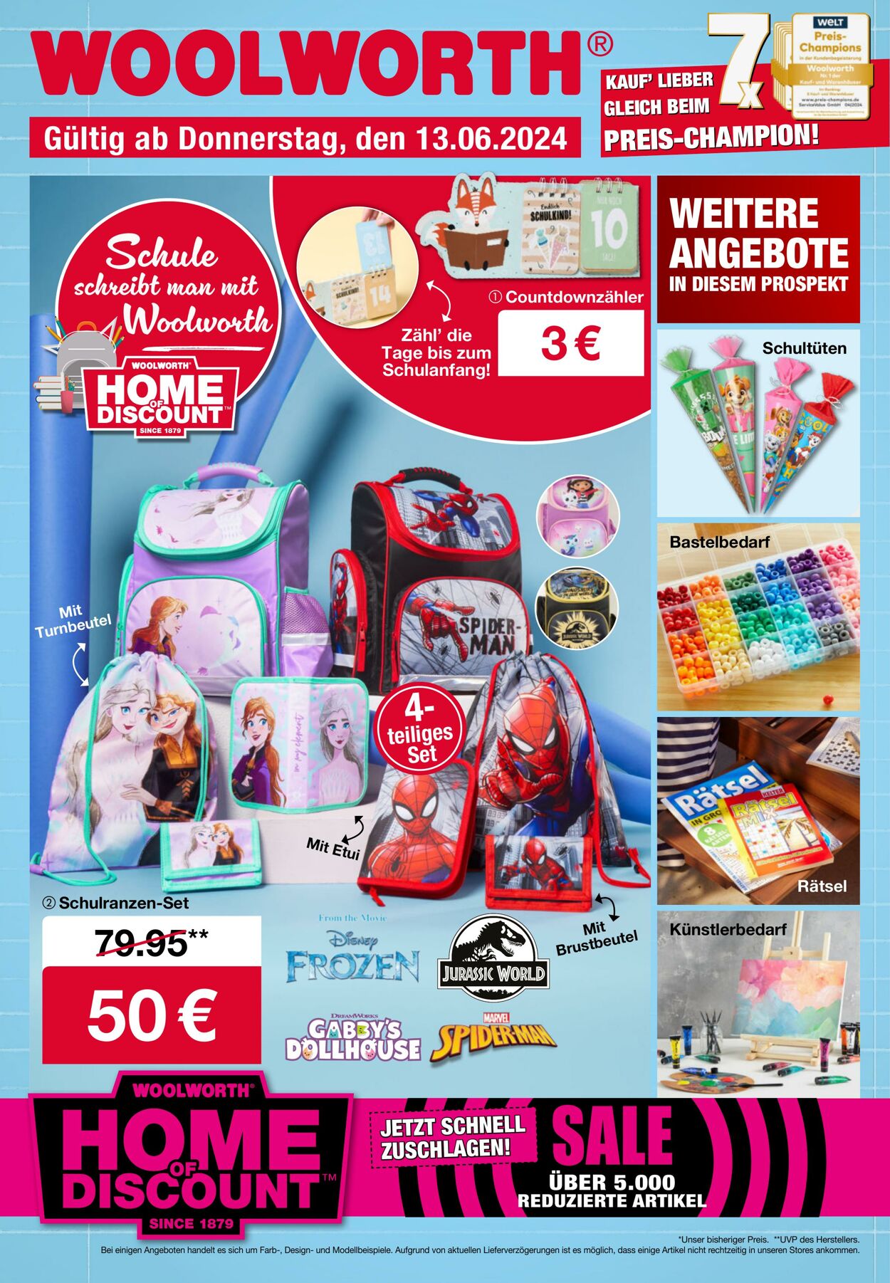 Prospekt Woolworth 18.07.2024 - 31.07.2024