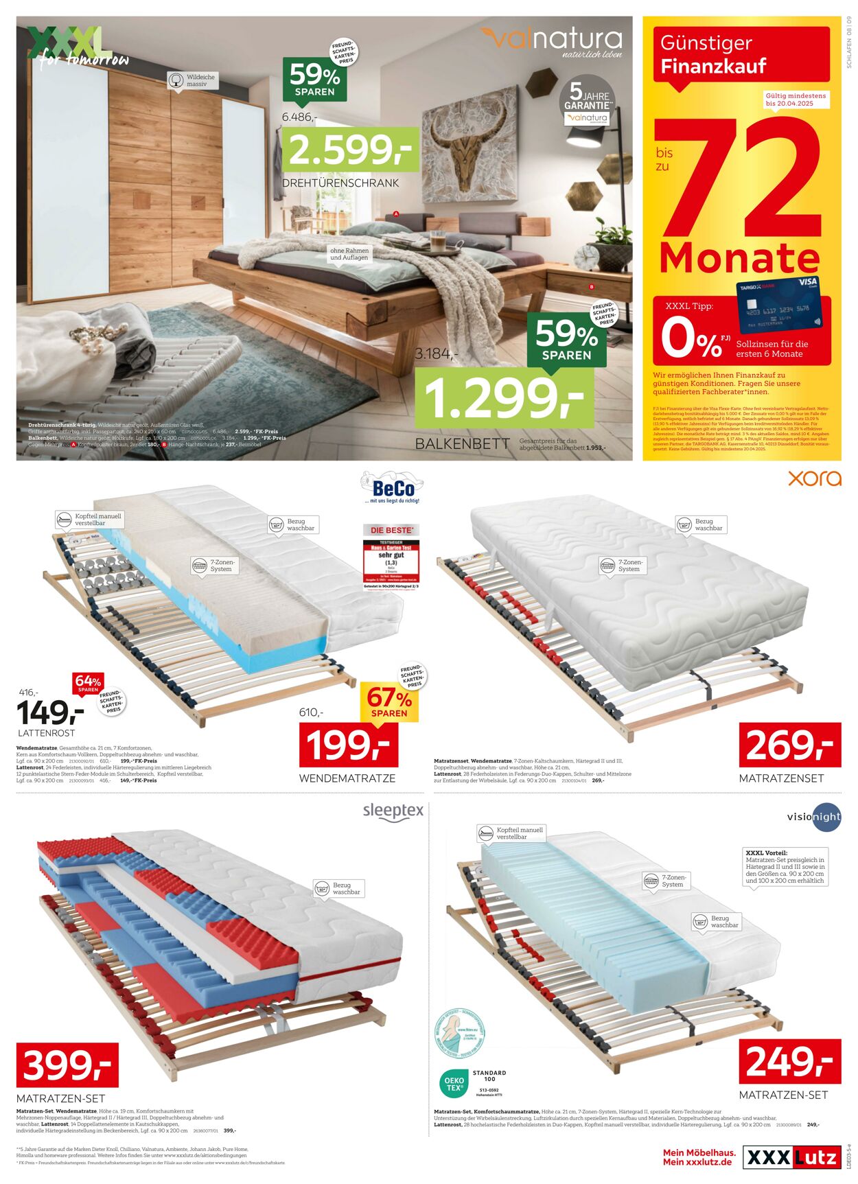 Prospekt XXXLutz 09.04.2025 - 30.04.2025