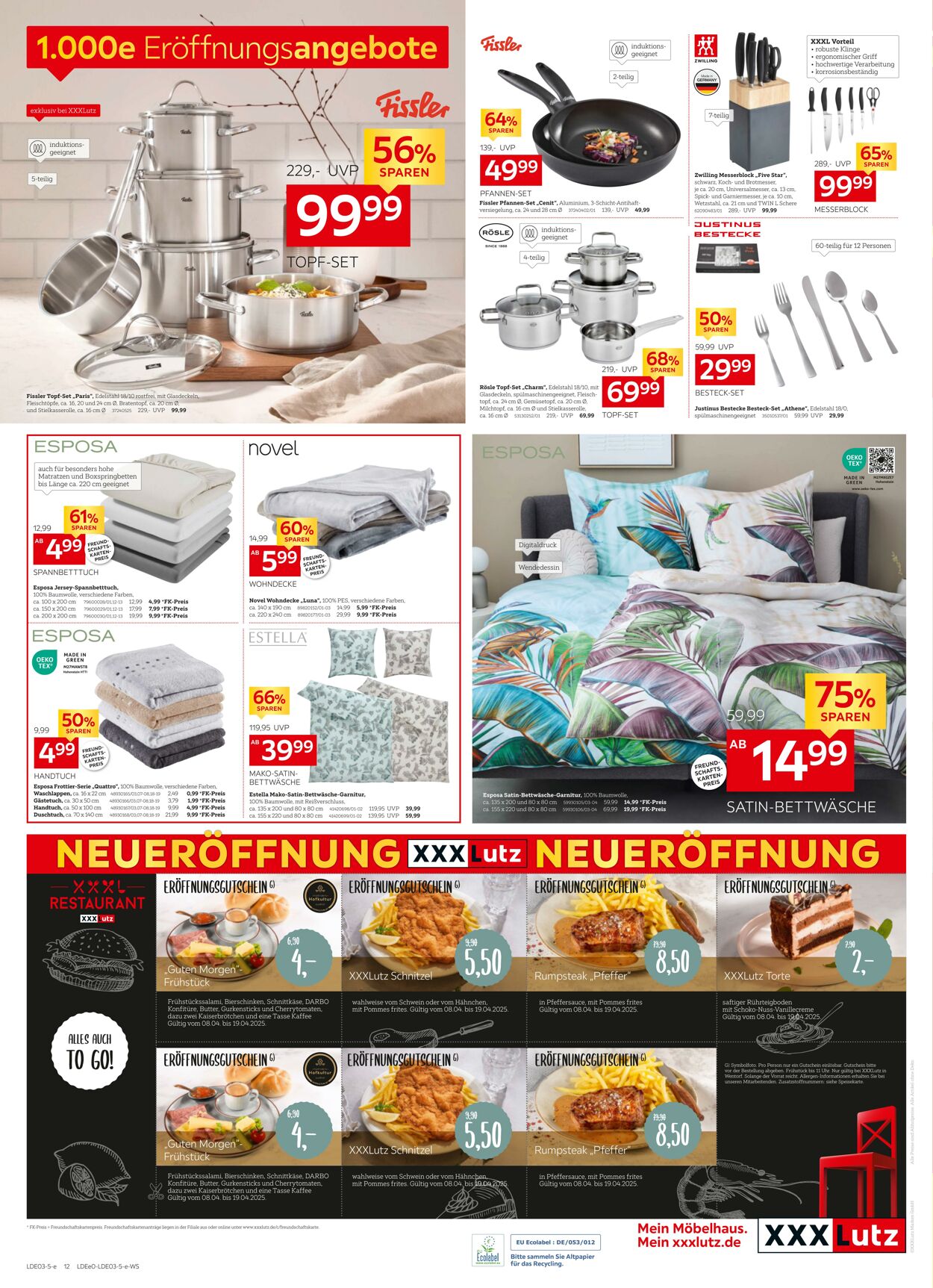 Prospekt XXXLutz 09.04.2025 - 30.04.2025