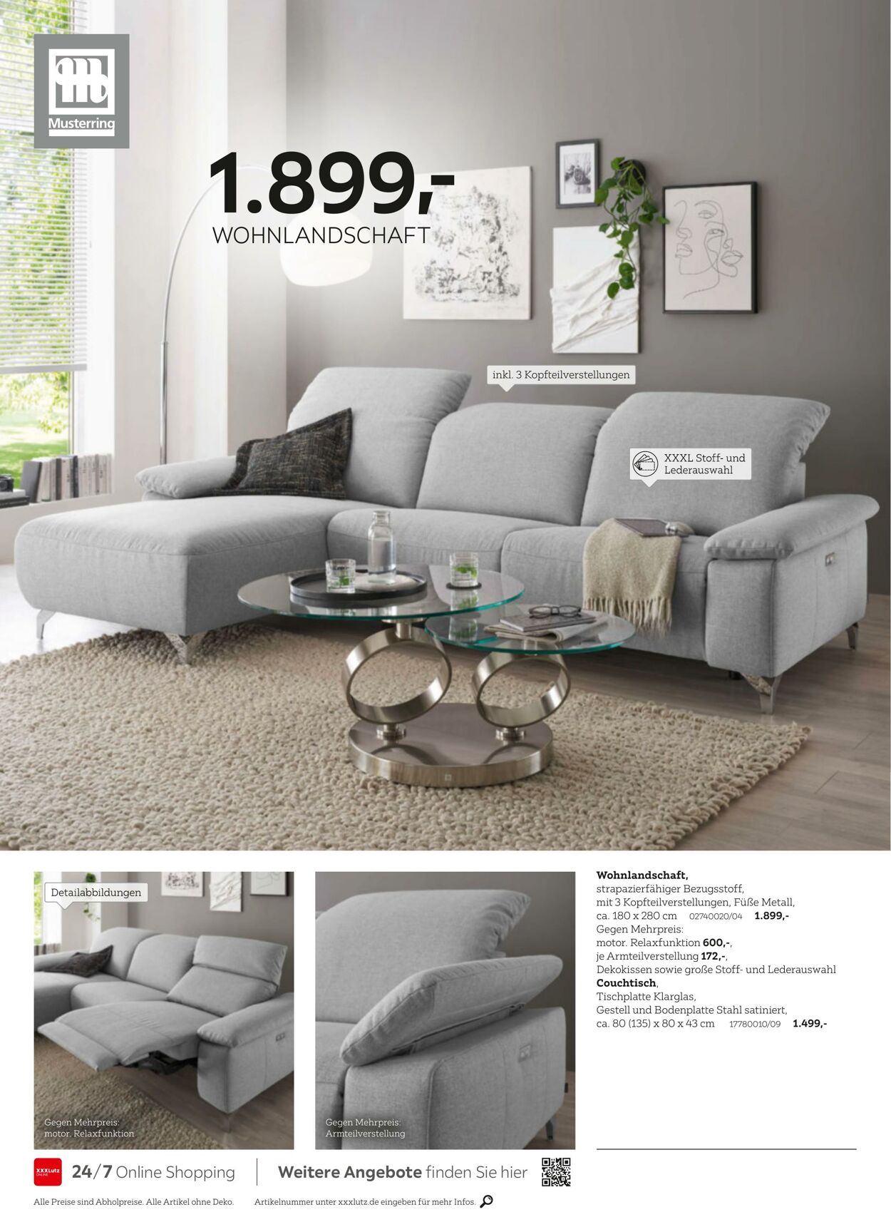 Prospekt XXXLutz 17.03.2025 - 31.03.2025