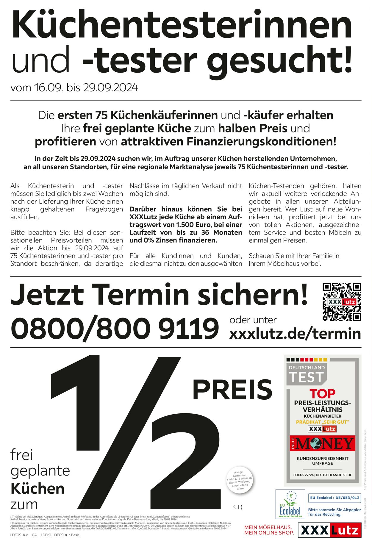 Prospekt XXXLutz 15.09.2024 - 29.09.2024